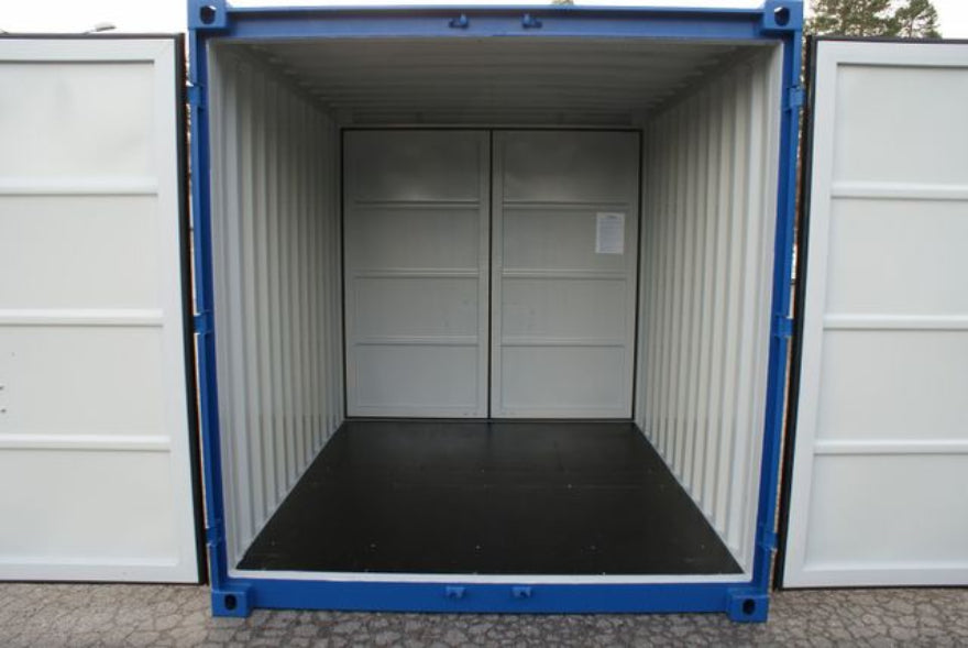 Contenedor marítimo de 10 pies con doble puerta nuevo – acceso frontal y trasero (dual access)