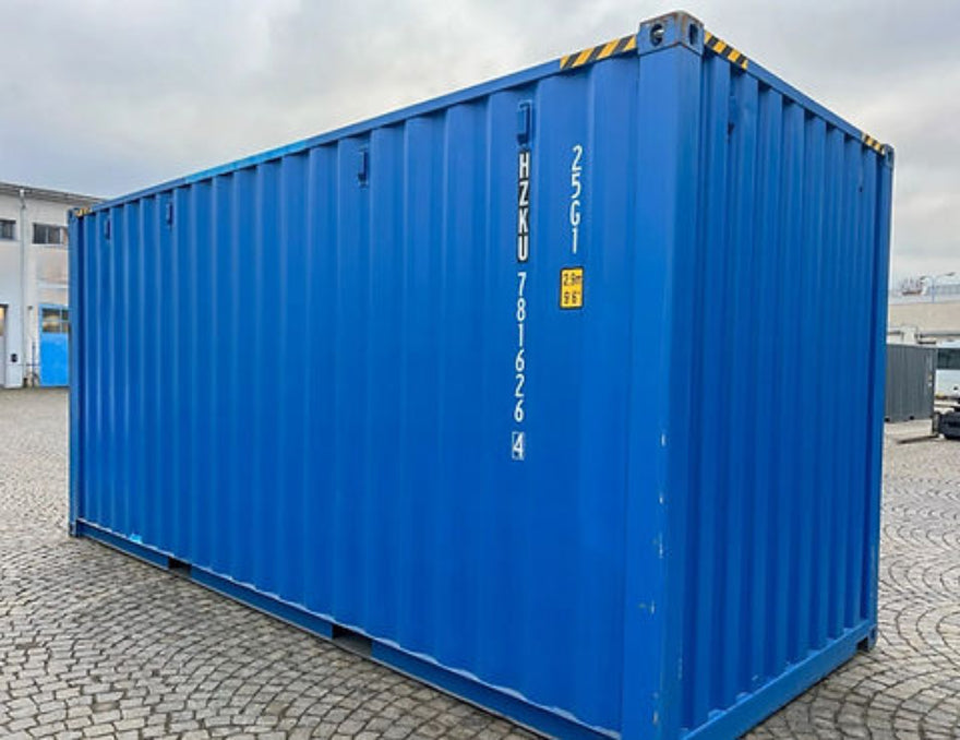 Contenedor marítimo de 20 pies High Cube (HC) de ocasión – almacenamiento industrial reforzado