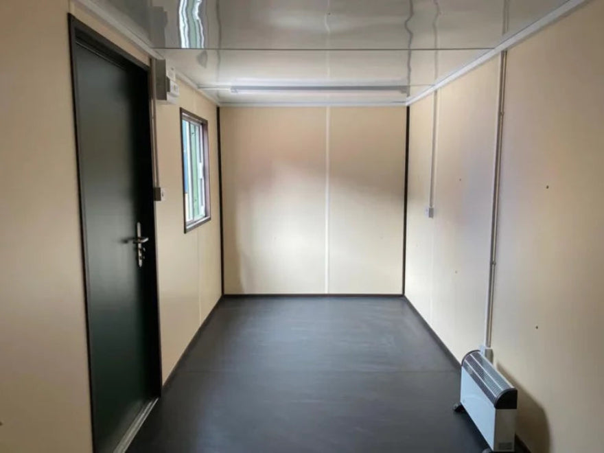 Contenedor marítimo oficina de 20 pies (ref. C7510) – módulo modular equipado para obra y uso profesional
