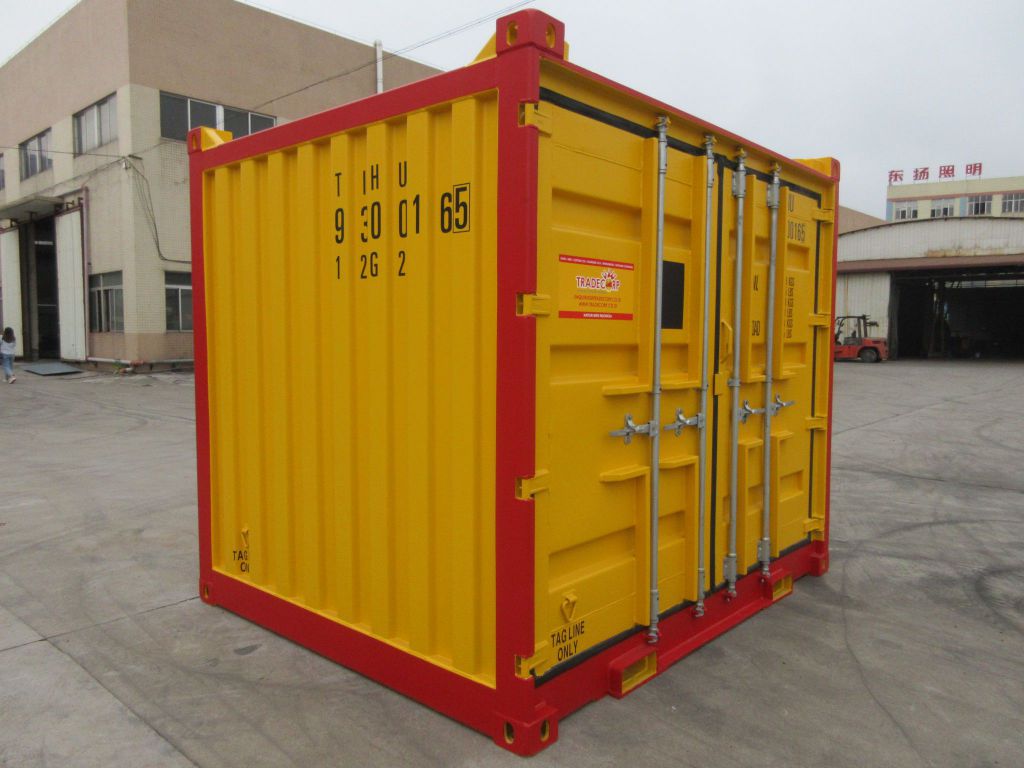 Contenedor offshore DNV 2.7-1 de 10 pies con lateral abierto – uso industrial y marítimo