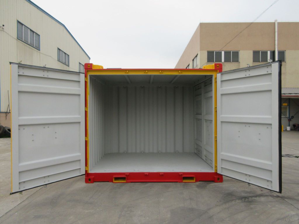 Contenedor offshore DNV 2.7-1 de 10 pies con lateral abierto – uso industrial y marítimo