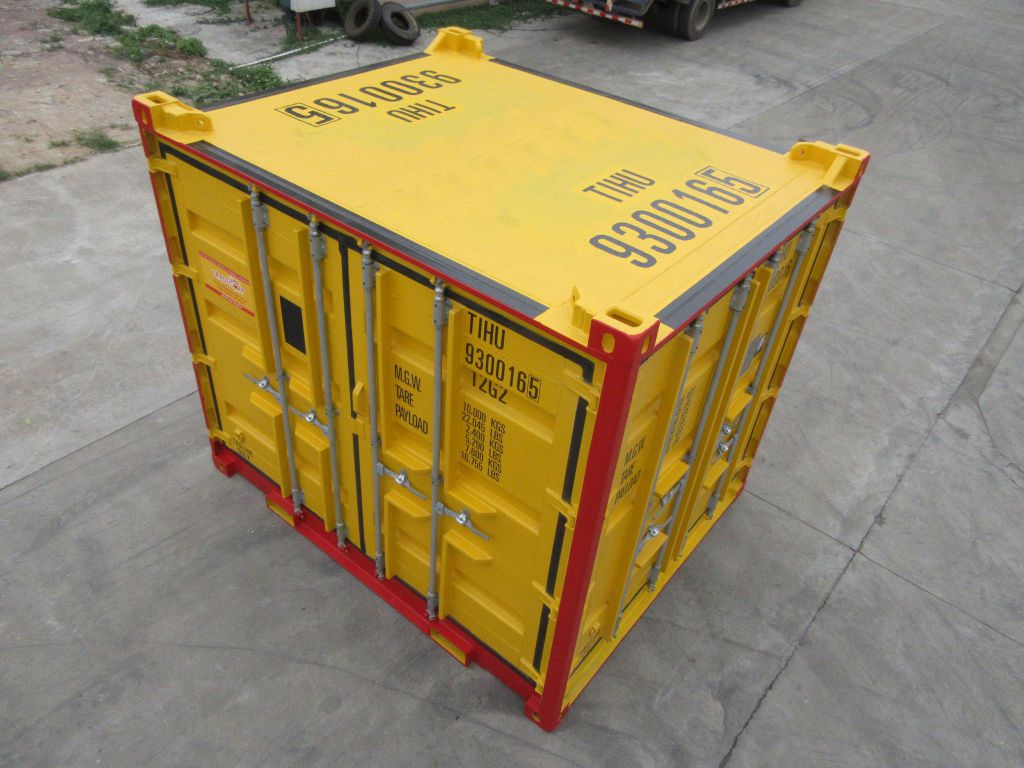 Contenedor offshore DNV 2.7-1 de 10 pies con lateral abierto – uso industrial y marítimo