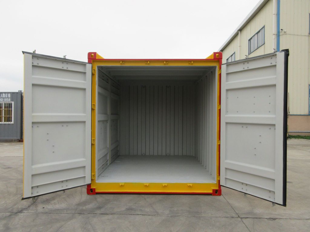 Contenedor offshore DNV 2.7-1 de 10 pies con lateral abierto – uso industrial y marítimo