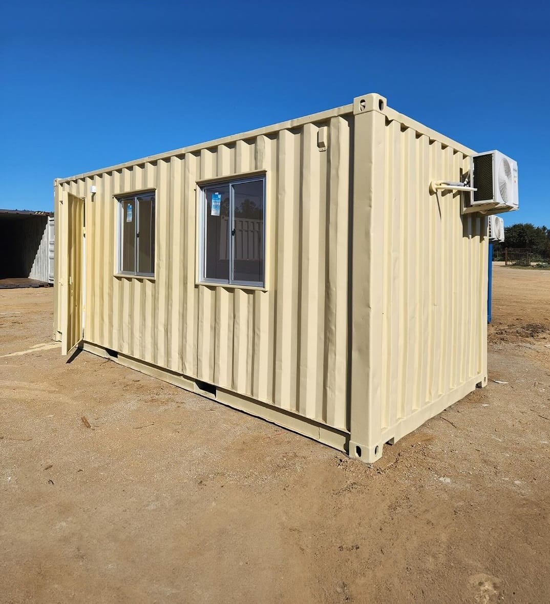 Contenedor oficina modular prefabricado – módulo de trabajo para obra, industria y uso profesional