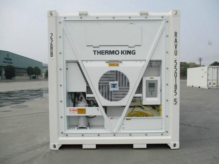 Contenedor refrigerado Reefer de 20 pies usado – equipo frigorífico industrial operativo
