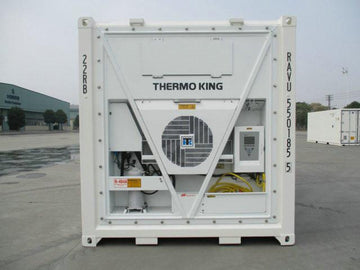 Contenedor refrigerado Reefer de 20 pies usado – equipo frigorífico industrial operativo