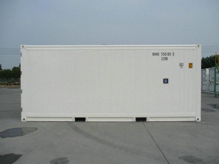 Contenedor refrigerado Reefer de 20 pies usado – equipo frigorífico industrial operativo
