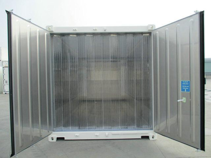 Contenedor refrigerado Reefer de 20 pies usado – equipo frigorífico industrial operativo