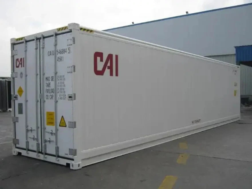 Contenedor refrigerado Reefer de 40 pies – cámara frigorífica industrial para almacenamiento a gran volumen