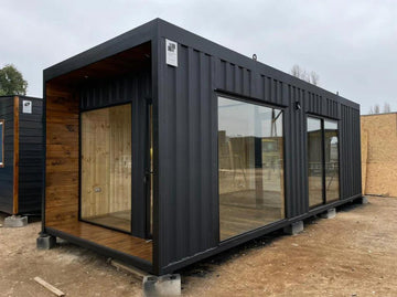 Módulo prefabricado Valdivia 18 m² – espacio compacto con diseño moderno, dormitorio y baño completo