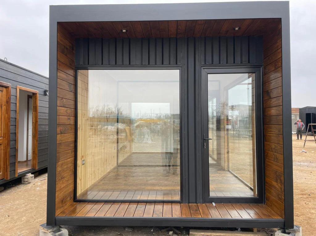 Módulo prefabricado Valdivia 18 m² – espacio compacto con diseño moderno, dormitorio y baño completo