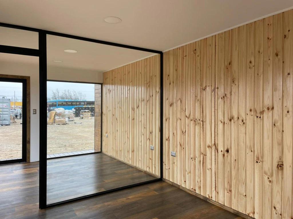 Módulo prefabricado Valdivia 18 m² – espacio compacto con diseño moderno, dormitorio y baño completo