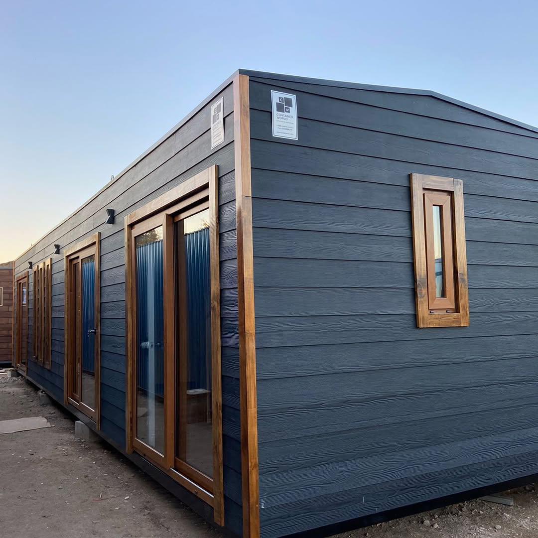 Módulo prefabricado tipo Casa Carus 36 m² – vivienda modular completa con 2 dormitorios, 2 baños y zona común
